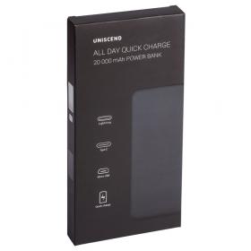 Аккумулятор Uniscend All Day Quick Charge 20000 мAч, белый - Изображение 8