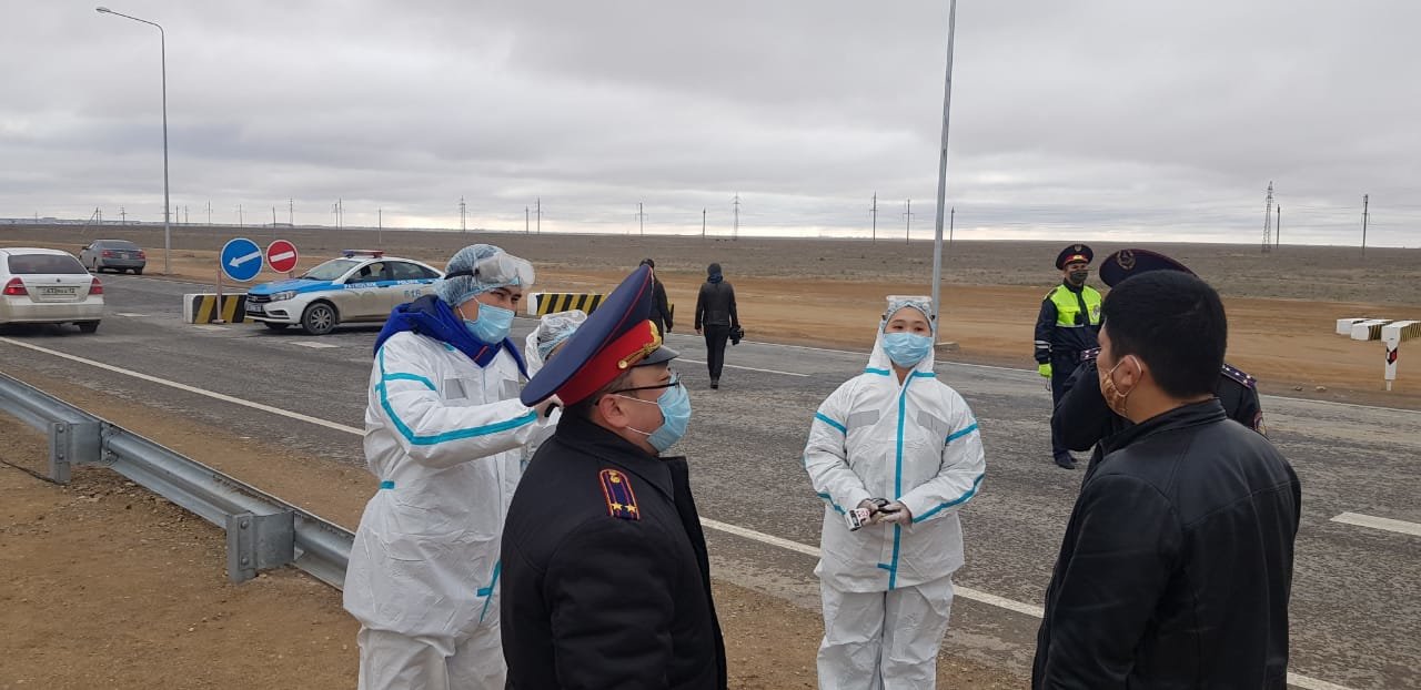 На каких трассах в Мангистау расположены блокпосты, фото-1 На каких трассах в Мангистау расположены блокпосты, фото-1