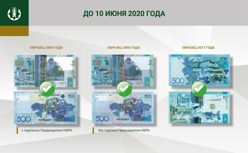 С 10 июня выходит из обращения банкнота 500 тенге, фото-1 С 10 июня выходит из обращения банкнота 500 тенге, фото-1